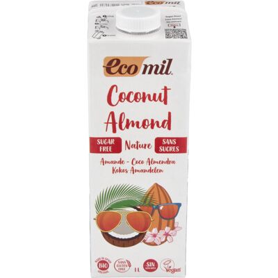 Almond ecomil bebida de coco y almendra 1lt 6uds. bio s/a Almond ecomil bebida de coco y almendra 1lt 6uds. bio s/a