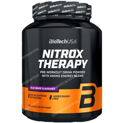 BioTechUSA Nitrox Therapy - Sabor a uva azul - Suplemento pre-entrenamiento BioTechUSA Nitrox Therapy - Sabor a uva azul - Suplemento pre-entrenamiento