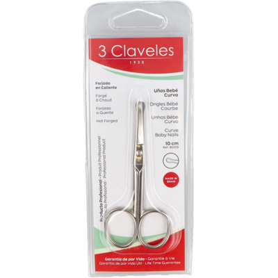 3 claveles 3 claveles tijera bebe curva 80019 3 claveles 3 claveles tijera bebe curva 80019