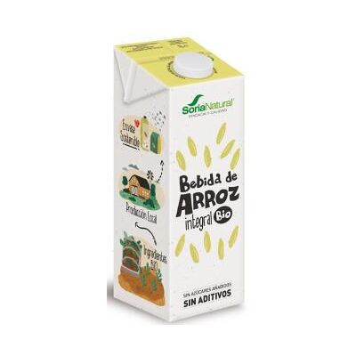 Soria natural bebida vegetal de arroz 1lt bio sg vegan Soria natural bebida vegetal de arroz 1lt bio sg vegan