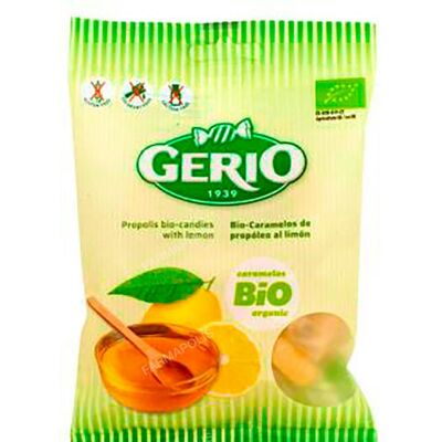 Caramelo de propóleo limón Bio Gerio - Sin Gluten 75g Caramelo de propóleo limón Bio Gerio - Sin Gluten 75g
