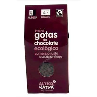 Alternativa3 Gotas de Chocolate Ecológico - 48% Cacao - Mini Alternativa3 Gotas de Chocolate Ecológico - 48% Cacao - Mini