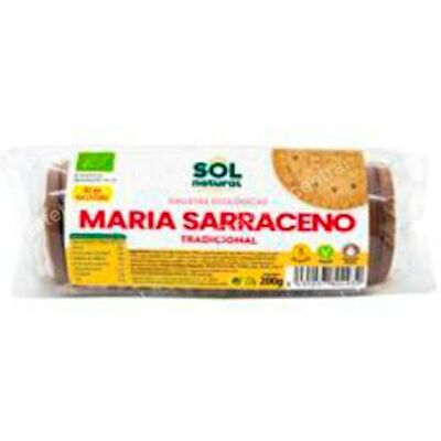 Galletas María de trigo sarraceno orgánico Sol Natural - Galletas Galletas María de trigo sarraceno orgánico Sol Natural - Galletas