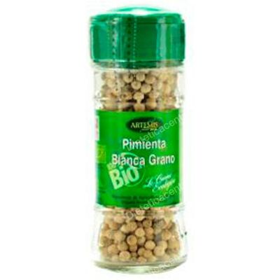 Artemis bio pimienta blanca grano especia 40 gr bio Artemis bio pimienta blanca grano especia 40 gr bio