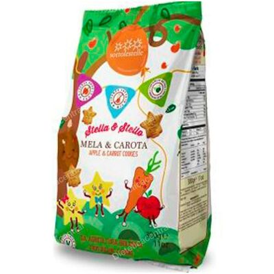 Sottolestelle galleta manzana zanahoria stella stello 300 gr bio Sottolestelle galleta manzana zanahoria stella stello 300 gr bio