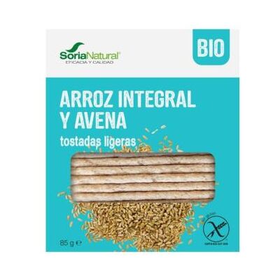 Soria natural tostadas de arroz integral y avena 85 gr bio sg Soria natural tostadas de arroz integral y avena 85 gr bio sg