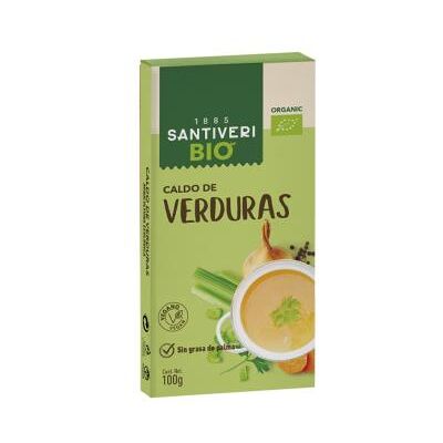 Santiveri Caldo Vegetal Orgánico - Caldo, Orgánico, 100g Santiveri Caldo Vegetal Orgánico - Caldo, Orgánico, 100g