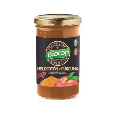 Compota de Melocotón y Cúrcuma de Biocop - Fruta madura, Vegano, Sin gluten Compota de Melocotón y Cúrcuma de Biocop - Fruta madura, Vegano, Sin gluten