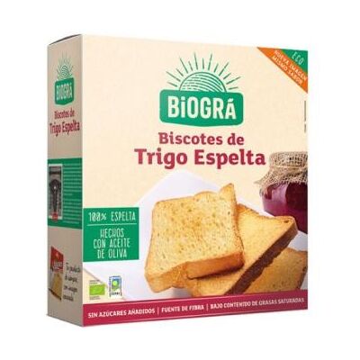Biscotes de Espelta Sin Azúcar Bio - Biográ Biscotes de Espelta Sin Azúcar Bio - Biográ