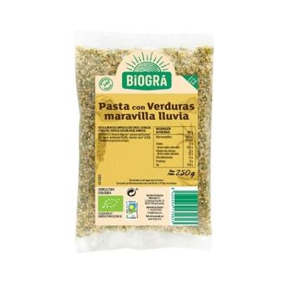 Biográ Pasta con Verduras Wonder Rain Orgánico - Ingredientes orgánicos Biográ Pasta con Verduras Wonder Rain Orgánico - Ingredientes orgánicos