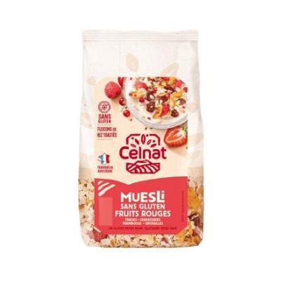Celnat Muesli Orgánico Sin Gluten de Frutos Rojos - Tipo de producto Celnat Muesli Orgánico Sin Gluten de Frutos Rojos - Tipo de producto