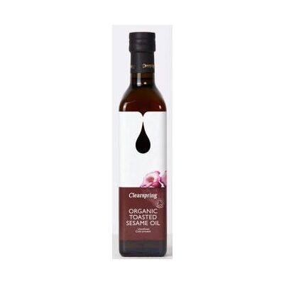 Aceite de sésamo tostado orgánico Clearspring - 500ml Aceite de sésamo tostado orgánico Clearspring - 500ml