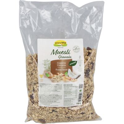 Granovita muesli de frutos secos crujiente 750gr. Granovita muesli de frutos secos crujiente 750gr.