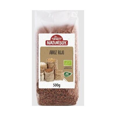 Arroz Rojo Natursoy - Orgánico, 500g, Dieta Mediterránea Arroz Rojo Natursoy - Orgánico, 500g, Dieta Mediterránea