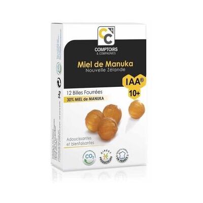 Comptoirs & compagnies caramelos rellenos miel manuka iaa10+ 12ud. Comptoirs & compagnies caramelos rellenos miel manuka iaa10+ 12ud.