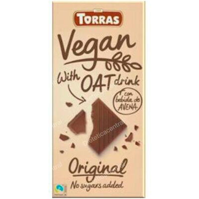 Chocolate vegano Torras con extracto de avena - Chocolate - 100g Chocolate vegano Torras con extracto de avena - Chocolate - 100g