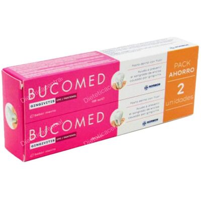 Bucomed bucomed gingivitis pack pasta 2 x 125 ml Bucomed bucomed gingivitis pack pasta 2 x 125 ml