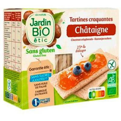 Jardin bio cracker de castaña 150gr. bio sg vegan Jardin bio cracker de castaña 150gr. bio sg vegan