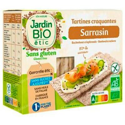 Jardin bio cracker de trigo sarraceno 150gr. bio sg vegan Jardin bio cracker de trigo sarraceno 150gr. bio sg vegan