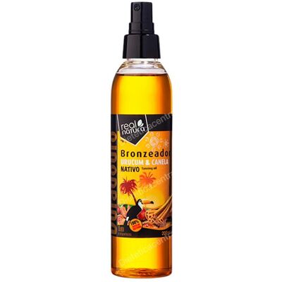 Aceite Bronceador Real Natura Urucum Canela 200ml - Aceite Bronceador Aceite Bronceador Real Natura Urucum Canela 200ml - Aceite Bronceador