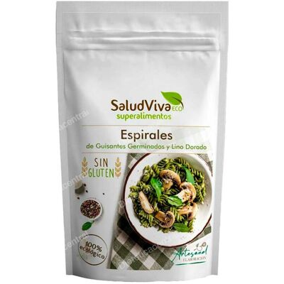 Salud viva espirales trigo sarraceno germinado y lino dorado 250 gr. Salud viva espirales trigo sarraceno germinado y lino dorado 250 gr.