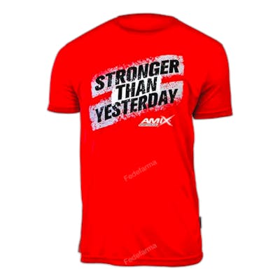Amix camiseta hombre stronger color rojo talla l Amix camiseta hombre stronger color rojo talla l