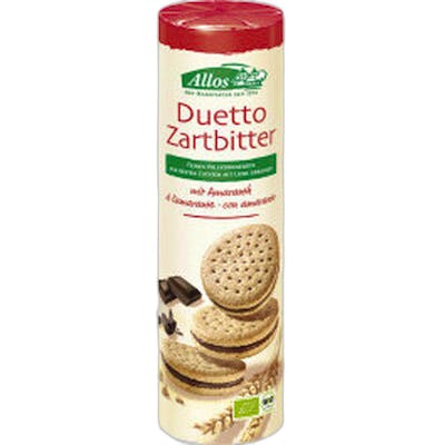 Allos galletas rellenas de chocolate negro 330 gr bio Allos galletas rellenas de chocolate negro 330 gr bio