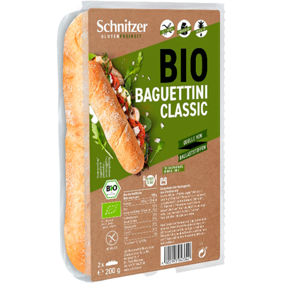 Schnitzer Mini Baguette Sin Gluten - 3 Variantes Schnitzer Mini Baguette Sin Gluten - 3 Variantes