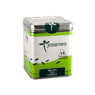 Josenea Melisa Tila Canela Bio 20 Pirámides - Té de Hierbas Josenea Melisa Tila Canela Bio 20 Pirámides - Té de Hierbas