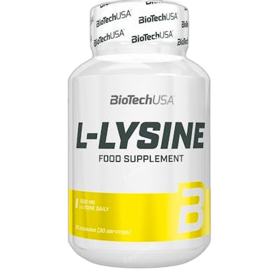 BioTechUSA L-Lisina - 90 Cápsulas - Suplemento dietético BioTechUSA L-Lisina - 90 Cápsulas - Suplemento dietético