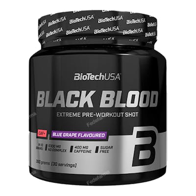 Biotech USA Black Blood CAF+ - Pre-entrenamiento con cafeína 300g - Varios sabores Biotech USA Black Blood CAF+ - Pre-entrenamiento con cafeína 300g - Varios sabores