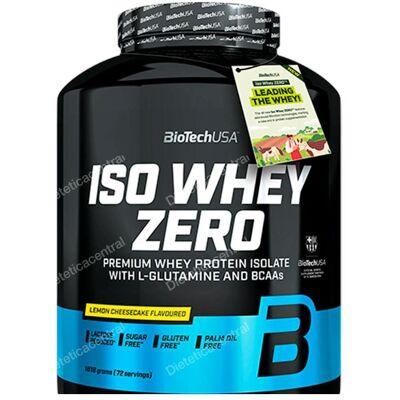 Biotechusa biotechusa isowhey zero lactose free tarta queso de limon 1816g Biotechusa biotechusa isowhey zero lactose free tarta queso de limon 1816g