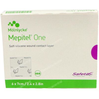 Molnlycke - Mepitel One Safetac - 6x7 cm - Vendaje Molnlycke - Mepitel One Safetac - 6x7 cm - Vendaje