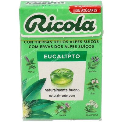 Ricola ricola caramelos eucaliptus 50gr. s/a Ricola ricola caramelos eucaliptus 50gr. s/a