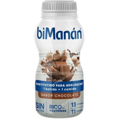 Bimanan bimanan sustitutivo batido 320 ml sabor chocolate Bimanan bimanan sustitutivo batido 320 ml sabor chocolate