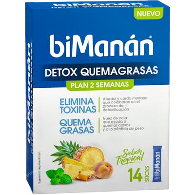 Bimanan bimanan detox quemagrasas 14 sticks Bimanan bimanan detox quemagrasas 14 sticks