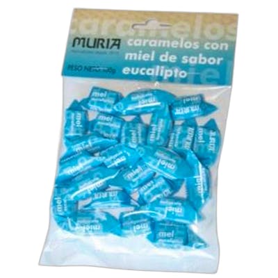Muria caramelos de miel y eucalipto 100 gr Muria caramelos de miel y eucalipto 100 gr
