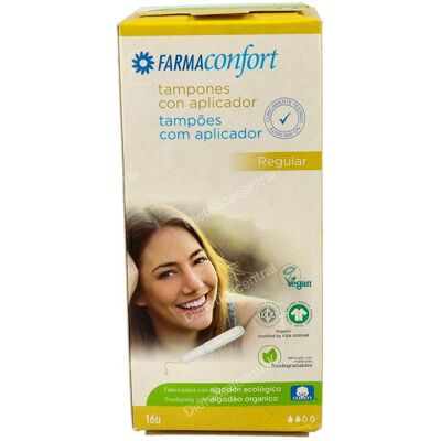 Farmacomfort farmaconfort tampon algod regu 16 u Farmacomfort farmaconfort tampon algod regu 16 u