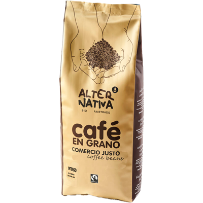 Alternativa 3 cafe intenso comercio justo grano 1 kg Alternativa 3 cafe intenso comercio justo grano 1 kg