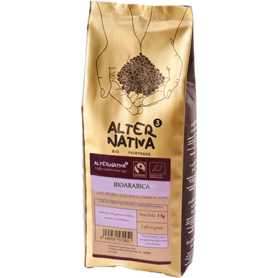 Alternativa 3 cafe bioarabica grano 1kg bio Alternativa 3 cafe bioarabica grano 1kg bio