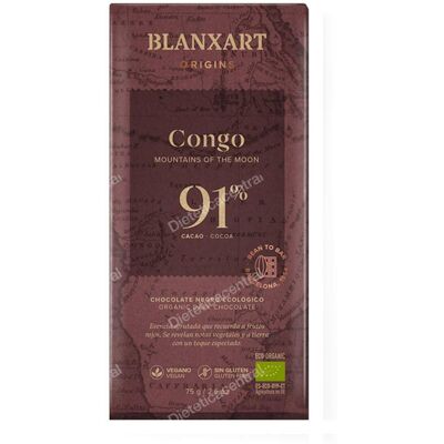 Blanxart chocolate negro 91% congo 75 gr eco Blanxart chocolate negro 91% congo 75 gr eco