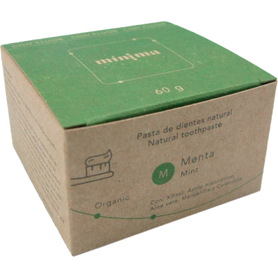 Minima organics dentifrico en pasta con menta y acido hialuronico â?? con fl Minima organics dentifrico en pasta con menta y acido hialuronico â?? con fl