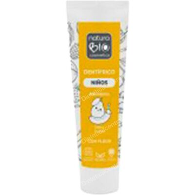 Naturabio cosmetics dentifrico niños macedonia con fluor 75 ml Naturabio cosmetics dentifrico niños macedonia con fluor 75 ml