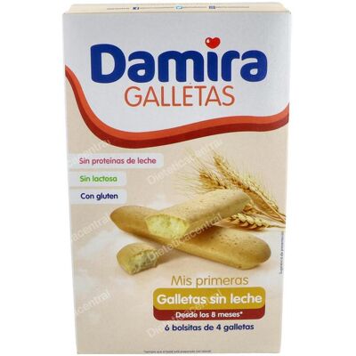 Damira damira/sanutri mis primeras galletas s/ leche 150 g Damira damira/sanutri mis primeras galletas s/ leche 150 g