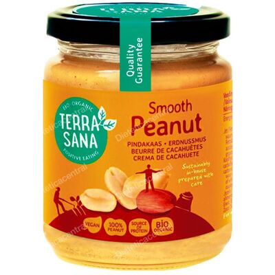 TERRASANA Crema de Cacahuete Ecológica - Mantequilla de Maní - 250g TERRASANA Crema de Cacahuete Ecológica - Mantequilla de Maní - 250g
