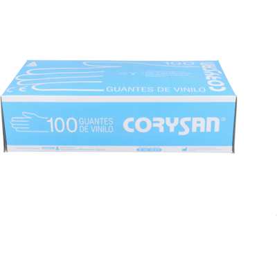 Corysan corysan guantes vinilo transpar s/polvo t/g 100 un Corysan corysan guantes vinilo transpar s/polvo t/g 100 un