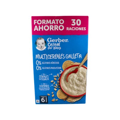 gerber multicereales galleta 0% azucar 510 g gerber multicereales galleta 0% azucar 510 g