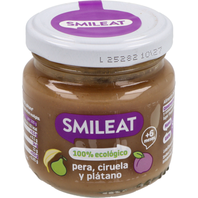 Smileat smileat tarrito 130 g tres frutas Smileat smileat tarrito 130 g tres frutas