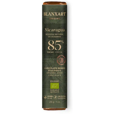 Blanxart chocolate negro 85 % nicaragua 28 gr eco Blanxart chocolate negro 85 % nicaragua 28 gr eco