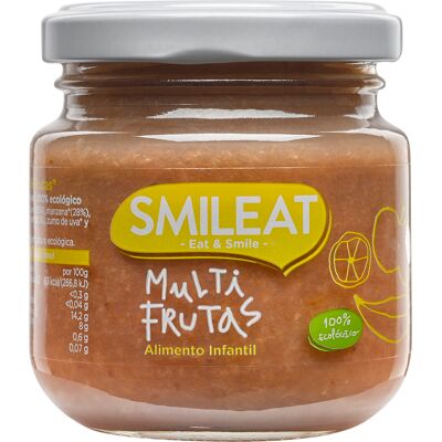 Smileat smileat tarrito 130 g multifrutas Smileat smileat tarrito 130 g multifrutas